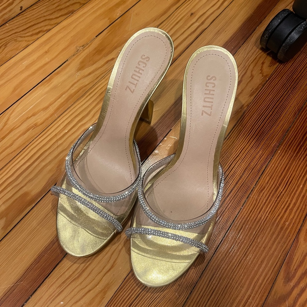 Schutz Aileen Heels in cristal - only worn once!